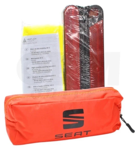 Seat warning triangle - warning,