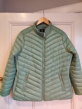 Ladies padded jacket Size 44" soft green