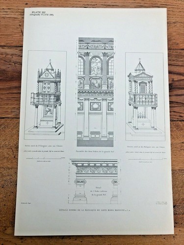 1928 print edifices de - print, rome