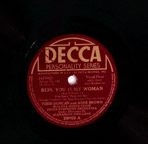 Todd duncan anne - anne, bess