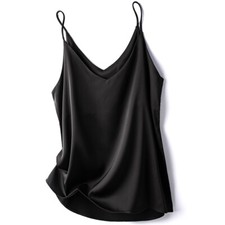 Women Satin Silk Camisole Tank