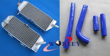 Aluminum Radiator + BLUE HOSE