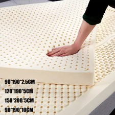 Natural Latex Soft Comfortable Mattress Topper Healthy Sleep 4 Sizes