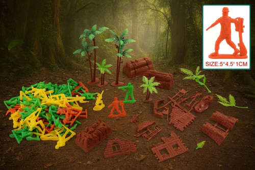 Army men playset toy - army,