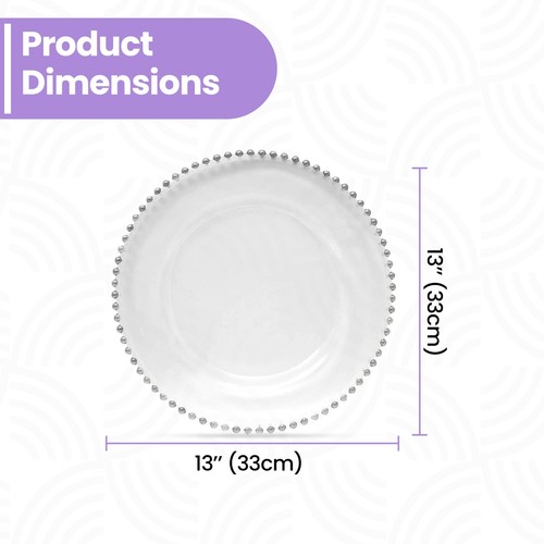 Charger plates round - plates, 13"