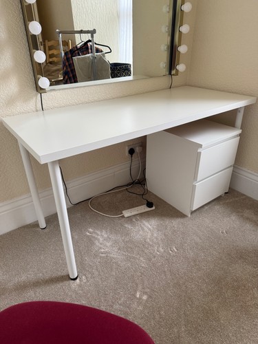 Ikea desk white - ikea,