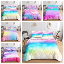 Colourful Clouds Sky Rainbow