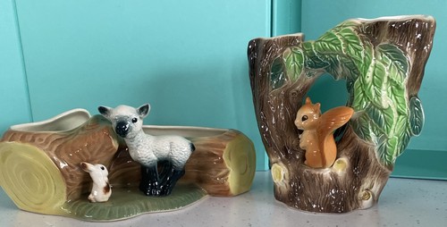 Hornsea tree trunk vases - x,