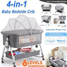 4in1 Baby Bedside Crib Sleeper
