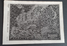 Original antique (1834) map of