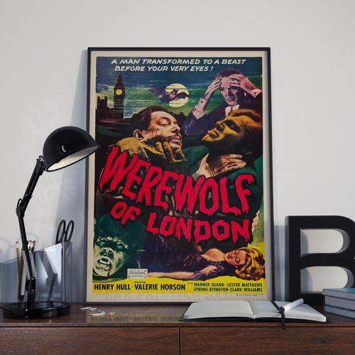 Old horror film - old, poster