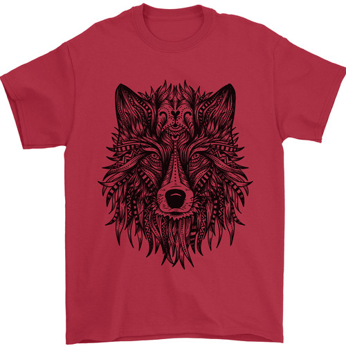 Mandala tribal wolf tattoo - mandala,
