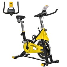 Upright Exercise Bike Indoor Cycle Cardio Studio LCD Adjustable Fitness Machine