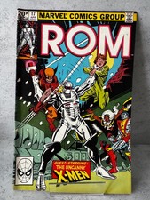 Rom Spaceknight #17 Marvel Comics 1979 Frank Miller Cover Guest: Uncanny X-Men