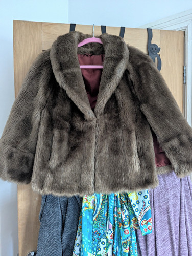 Vintage women brown - women’s, faux