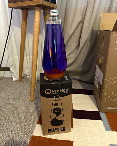 Mathmos lava lamp violet - lamp,