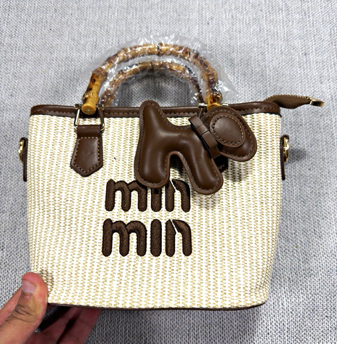 Miu small woven straw - miu,