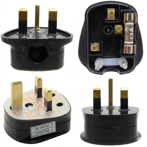 New pin mains socket - new,