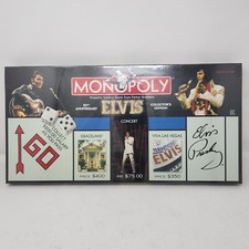 NEW Elvis Presley MONOPOLY Board GAME Collector's Edition Hasbro Sealed 2002