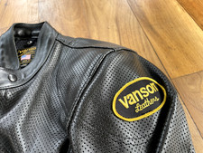 Vanson Perforated Leather Jacket, Vanson CE Armour, Chopper, Harley Rider