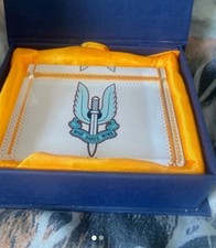 SAS Badge Glass Ornament New