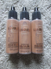 3 Luminess Airbrush Makeup Silk 4-In-1 Shade 030 & 2-040 Foundation .50oz~Sealed