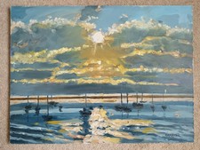 Evening Hoylake Boat Oil