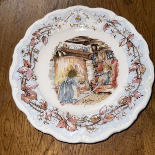 Royal doulton plate brambly - plate,