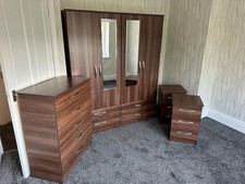 Brand New Brown/Walnut 4 Doors