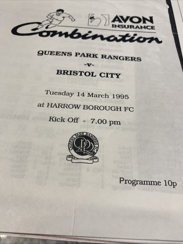 1995 queens park - 14-03-1995.,