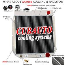 Fit Ford Mustang 260 289 4.3L 4.7L V8 1964-1966 65 AT/MT 3 Row Racing Radiator