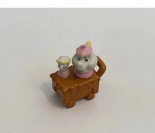Vintage Polly Pocket Disney Mrs. Potts And Chip Figure Disney Beauty & the Beast