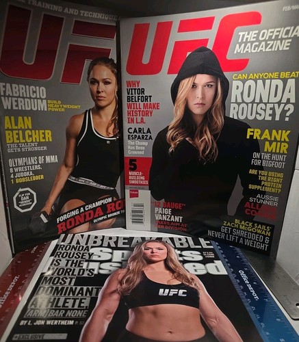 Ronda rousey mags lot - rousey, x3