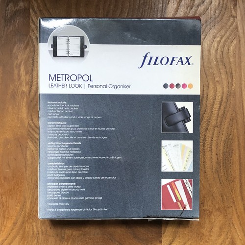 Filofax metropol black - filofax, a5