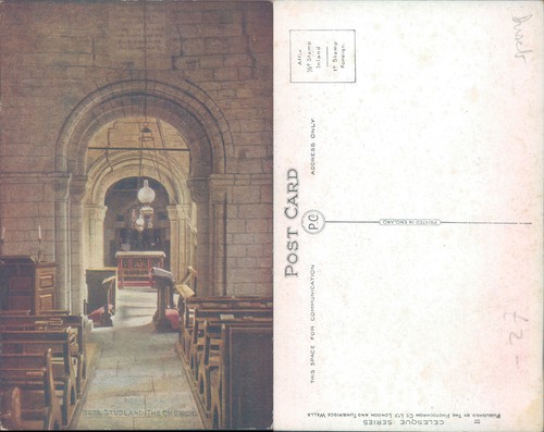 Studland church interior the - studland,
