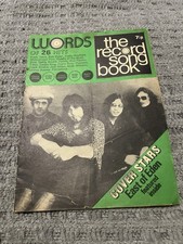 The record song book words - record,