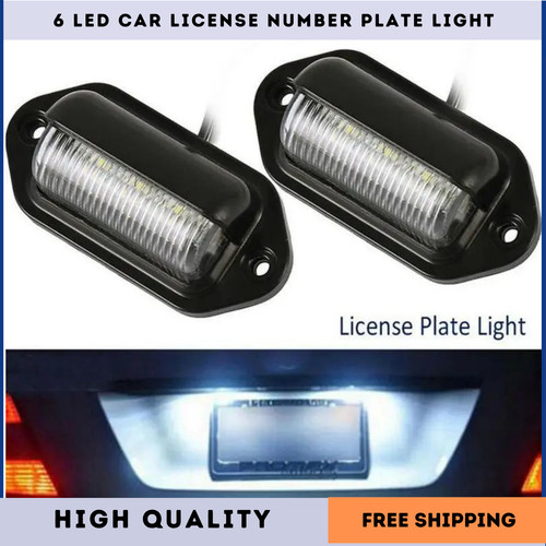 License number plate light - plate,
