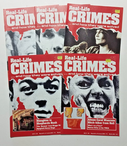 Real life crimes magazines - real-life,