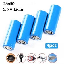 26650 Battery  3.7V Li-ion