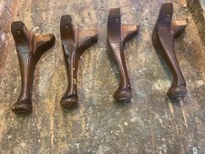 Four old China cabinet H/wood legs