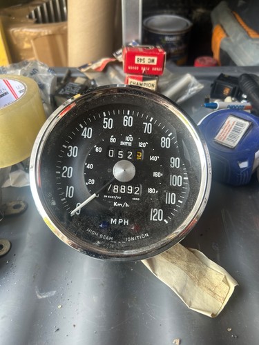 Bmc smiths 120mph speedo - speedo, sn
