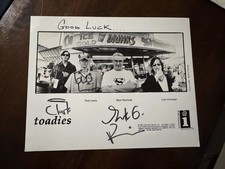 Autographed The Toadies Band Photo 1995 Interscope Records