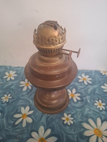 Vintage copper oil lamp - copper,