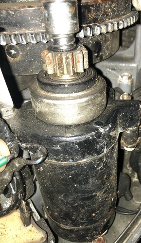 Starter motor solenoid 9 - motor,