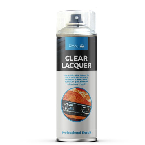 Simply clear lacquer spray - clear,