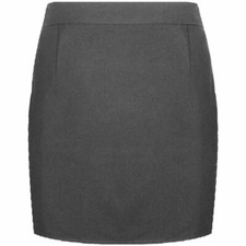 Girls Grey Plain Pencil School