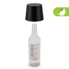 Bottle Light USB Rechargeable Table Lamp Dimmable Touch Cordless Outdoor Black