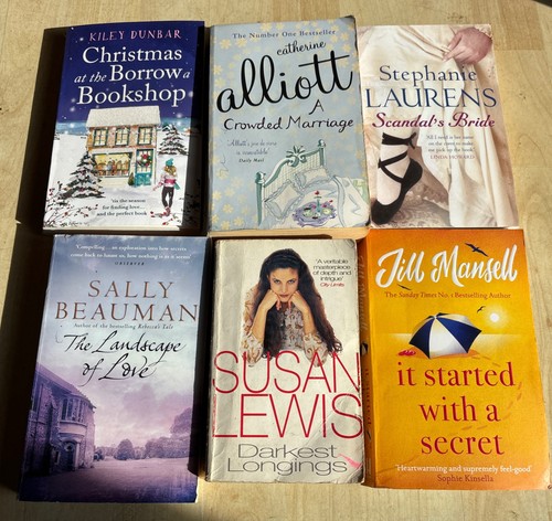 Ladies fiction books - pb, see