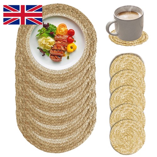 Table mats set woven - mats,