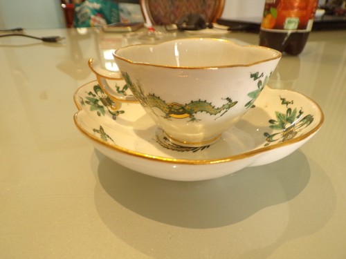 Meissen rich dragon green - in,